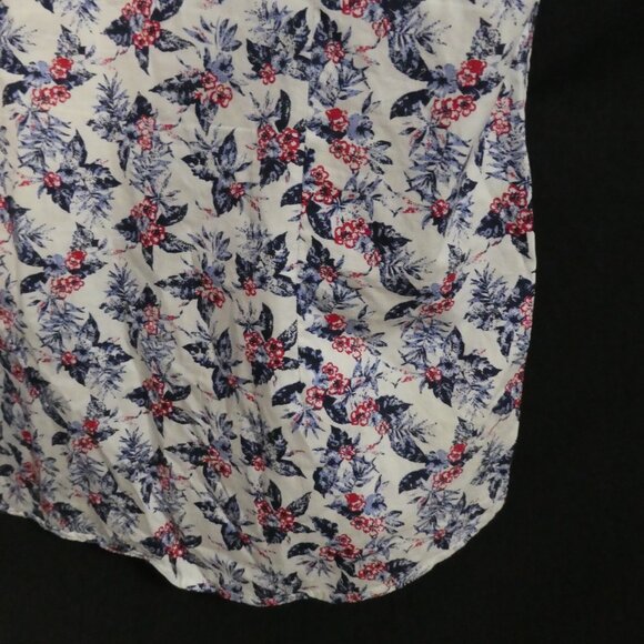 SOUL OF LONDON | large | Floral Print Short Sleeve button-Up Shirt - Picture 14 of 14